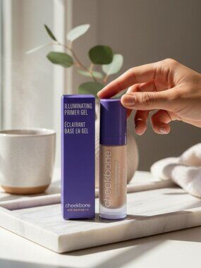 Cheekbone Beauty Illuminating Primer Gel in Golden Light 1 oz